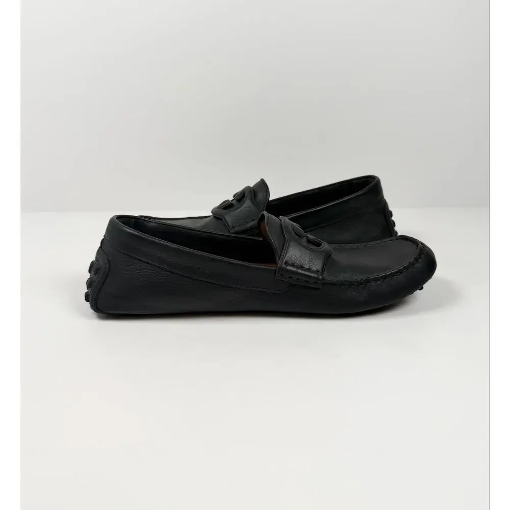 Size 9 - Gucci Leather Black Loafers